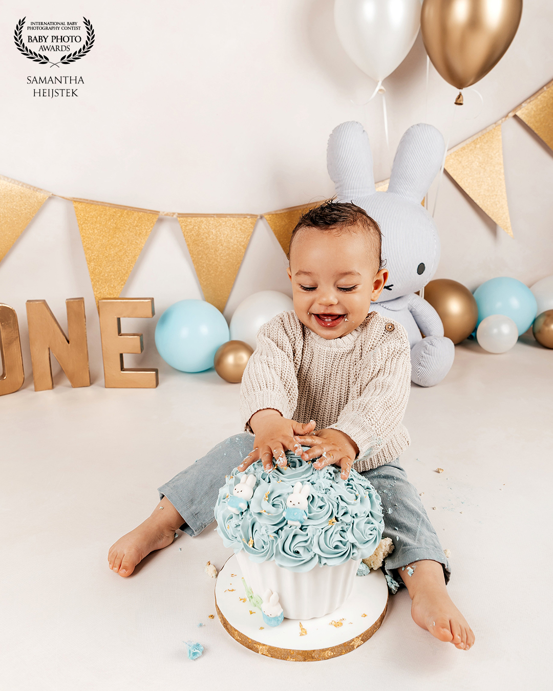 Leeftijd cakesmash fotoshoot